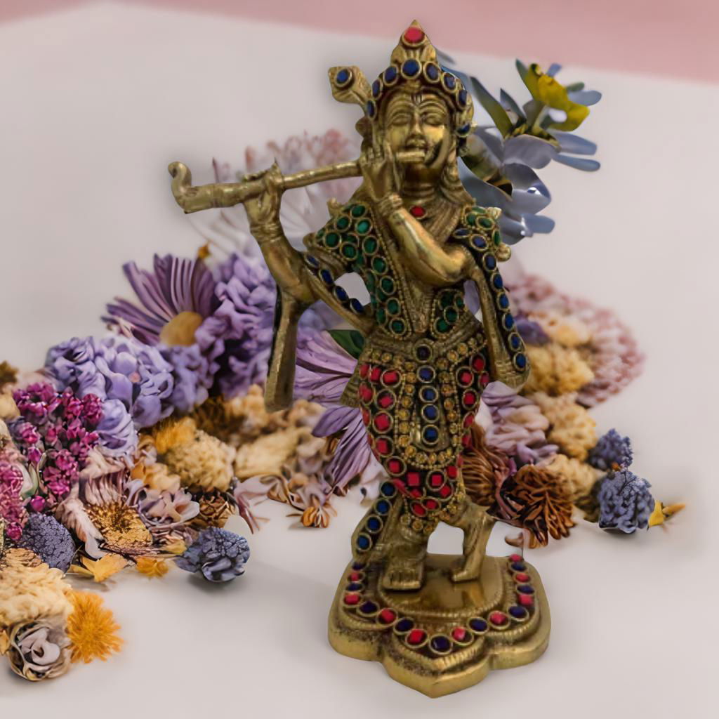 Brass Krishna Murti
