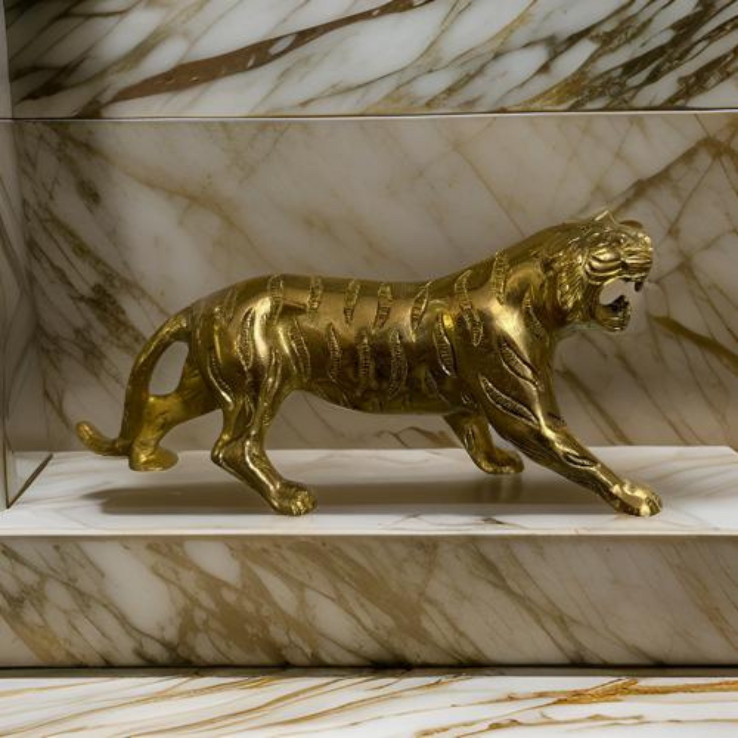 Brass tiger for home decor online
