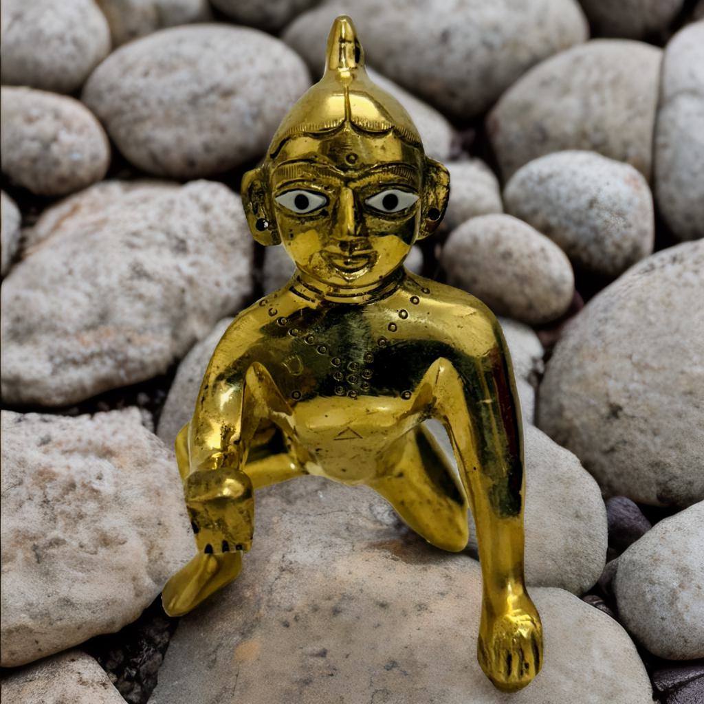 Decorative Laddoo Gopal Murti