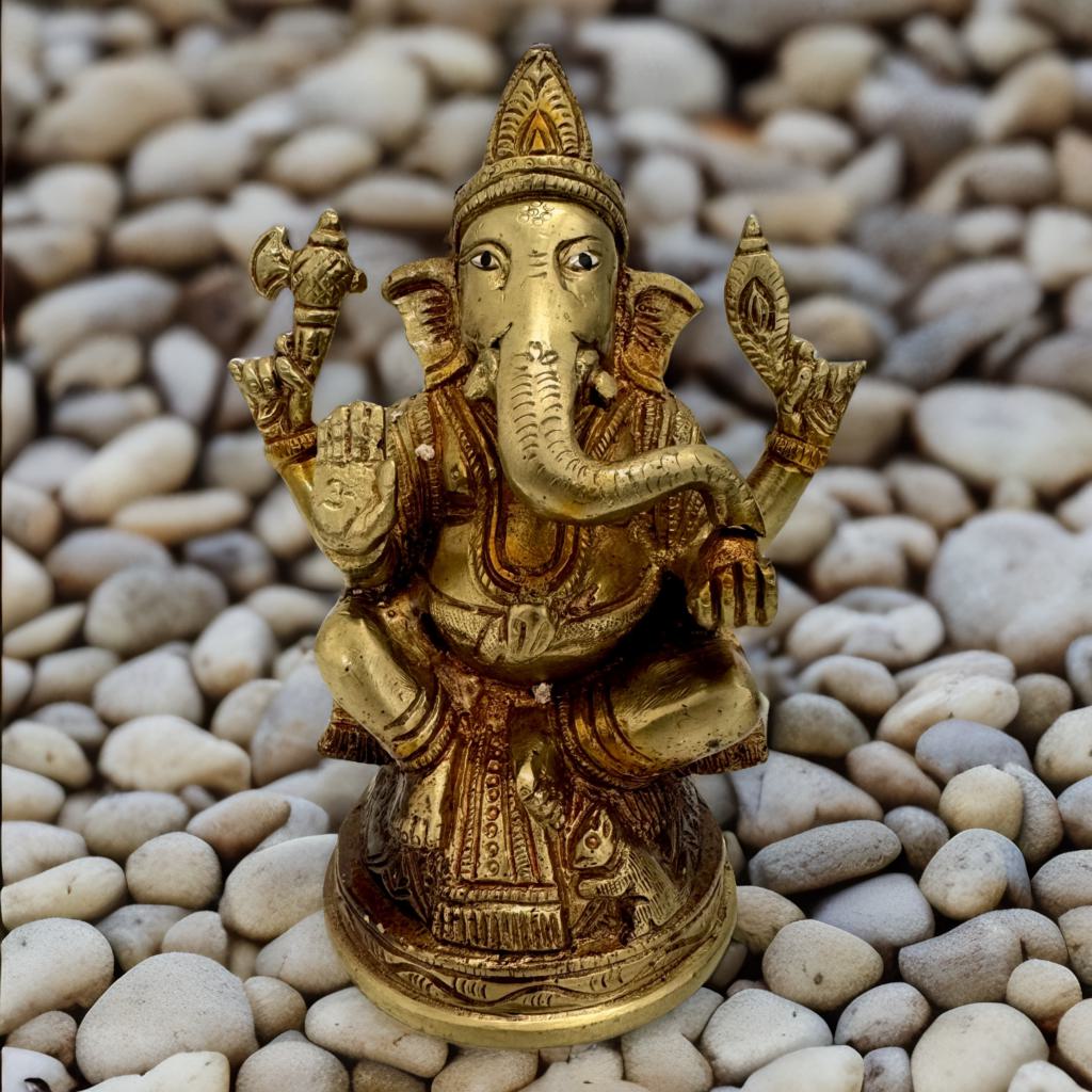 Brass Lord Ganesha Statue