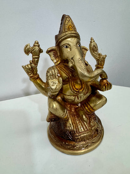 Brass Lord Ganesha Statue