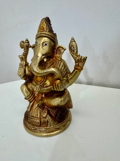 Brass Lord Ganesha Statue