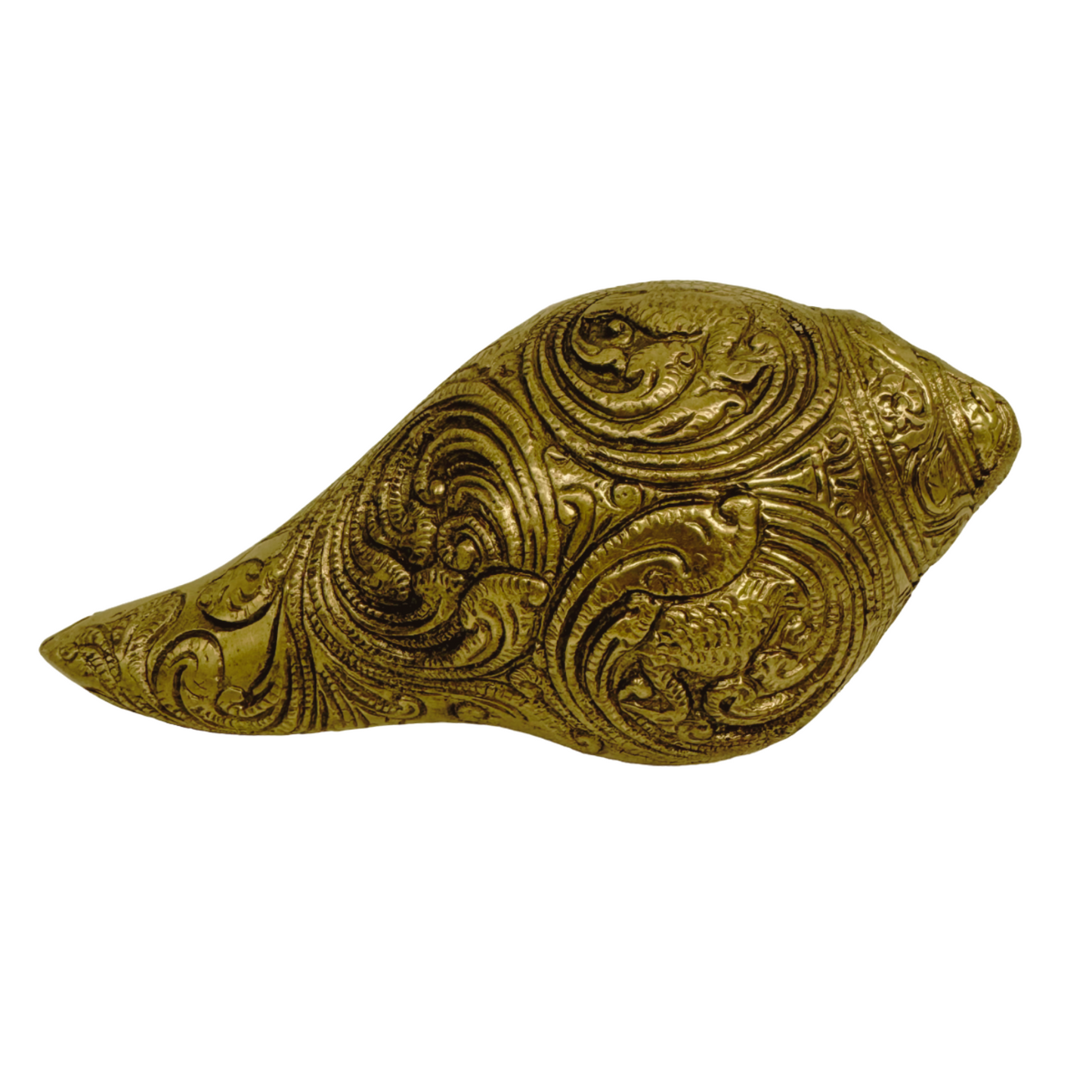 Brass sea shell or shankh outdoor