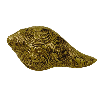 Brass sea shell or shankh