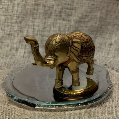 brass elephant statues