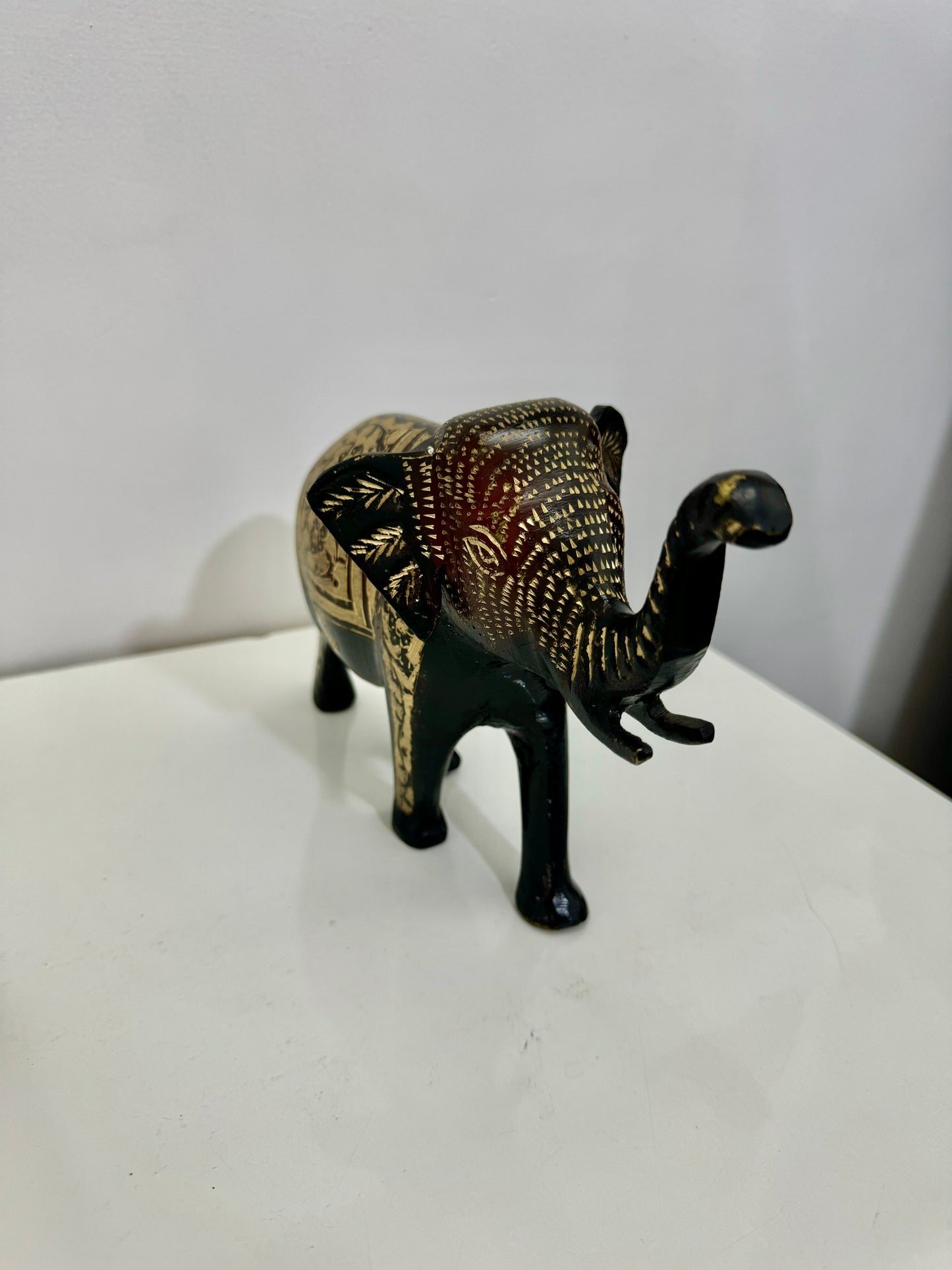 Elephant King Brass Statue - Add Regal Charm to Your Space