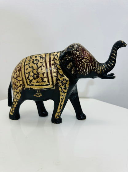 Elephant King Brass Statue - Add Regal Charm to Your Space