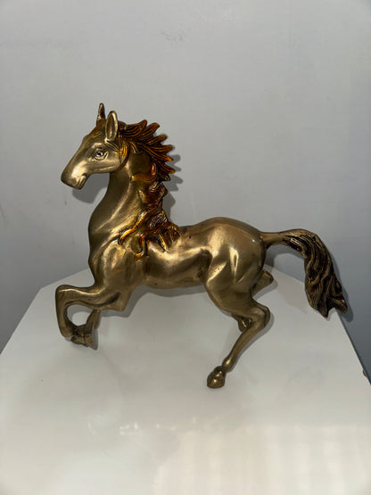 Handcrafted brass Horse