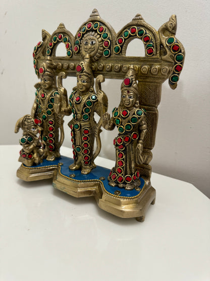 Ram Darbar Brass Murti (Handcrafted)