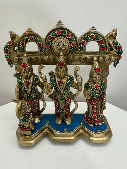 Ram Darbar Brass Murti (Handcrafted)