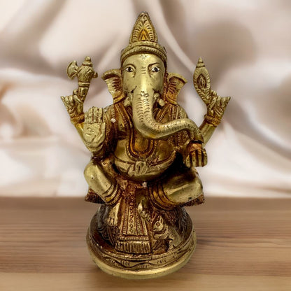 Brass Lord Ganesha Statue