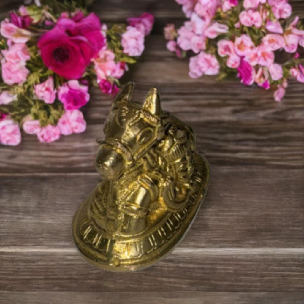 Brass Nandi Statue