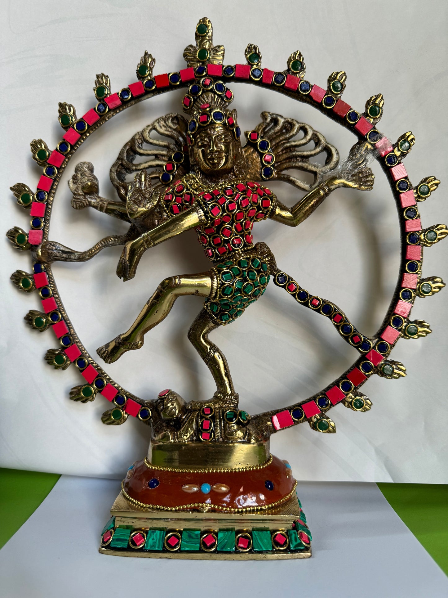 Handcrafted Brass Nataraj Statue – Dancing Shiva for Home Décor