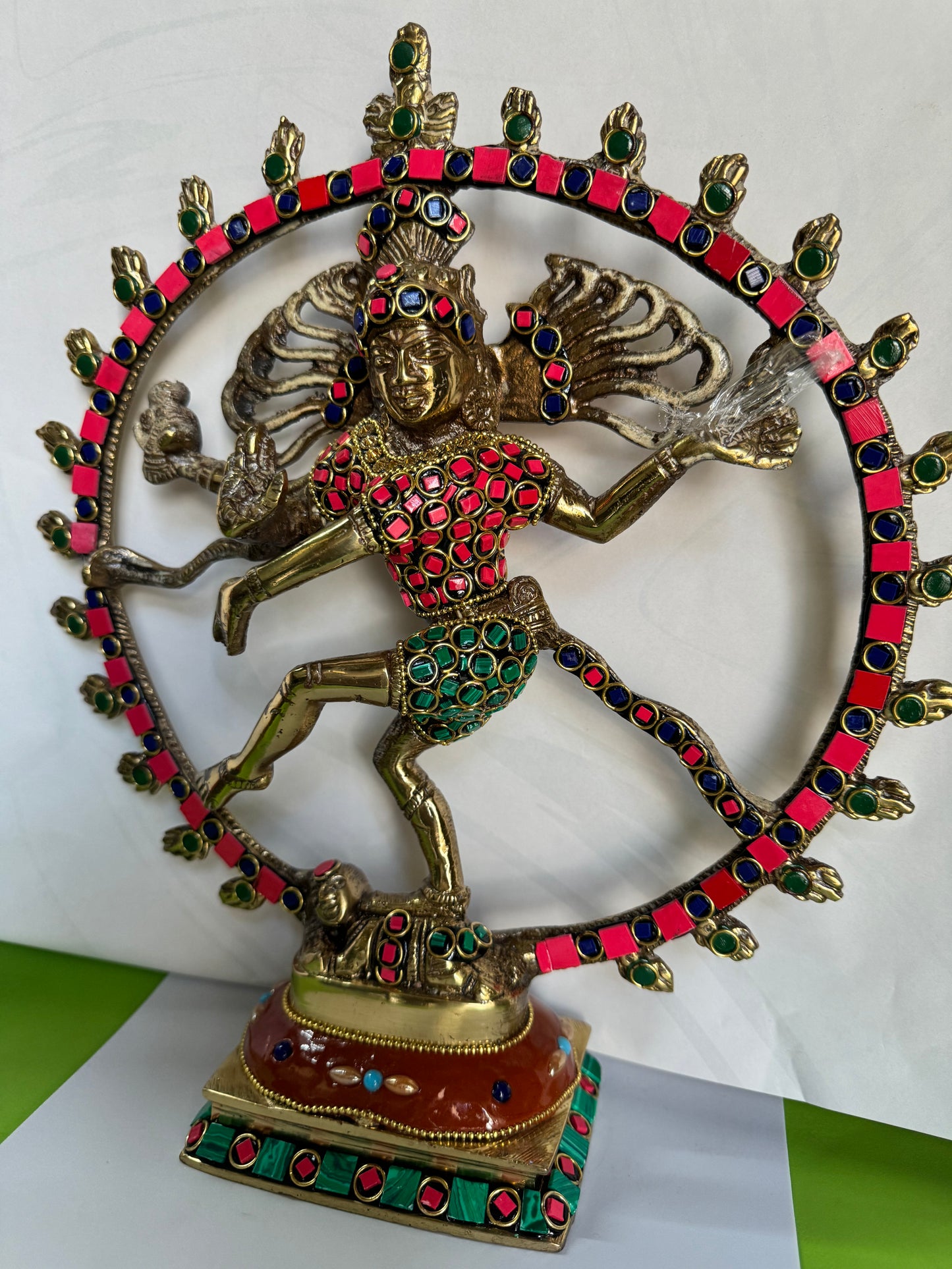 Handcrafted Brass Nataraj Statue – Dancing Shiva for Home Décor